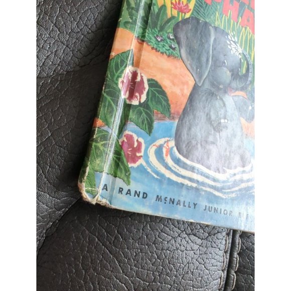 A Rand McNally Junior Elf Book Little Elephant Kids Hardcover 1959 First Edition - Picture 5 of 11